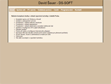 Tablet Screenshot of ds-soft.cz